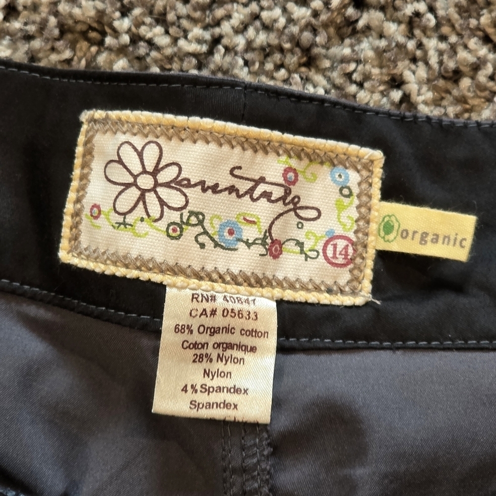 AVENTURA Organic Cotton Capri Pant Size 14 NWOT - Picture 3 of 4